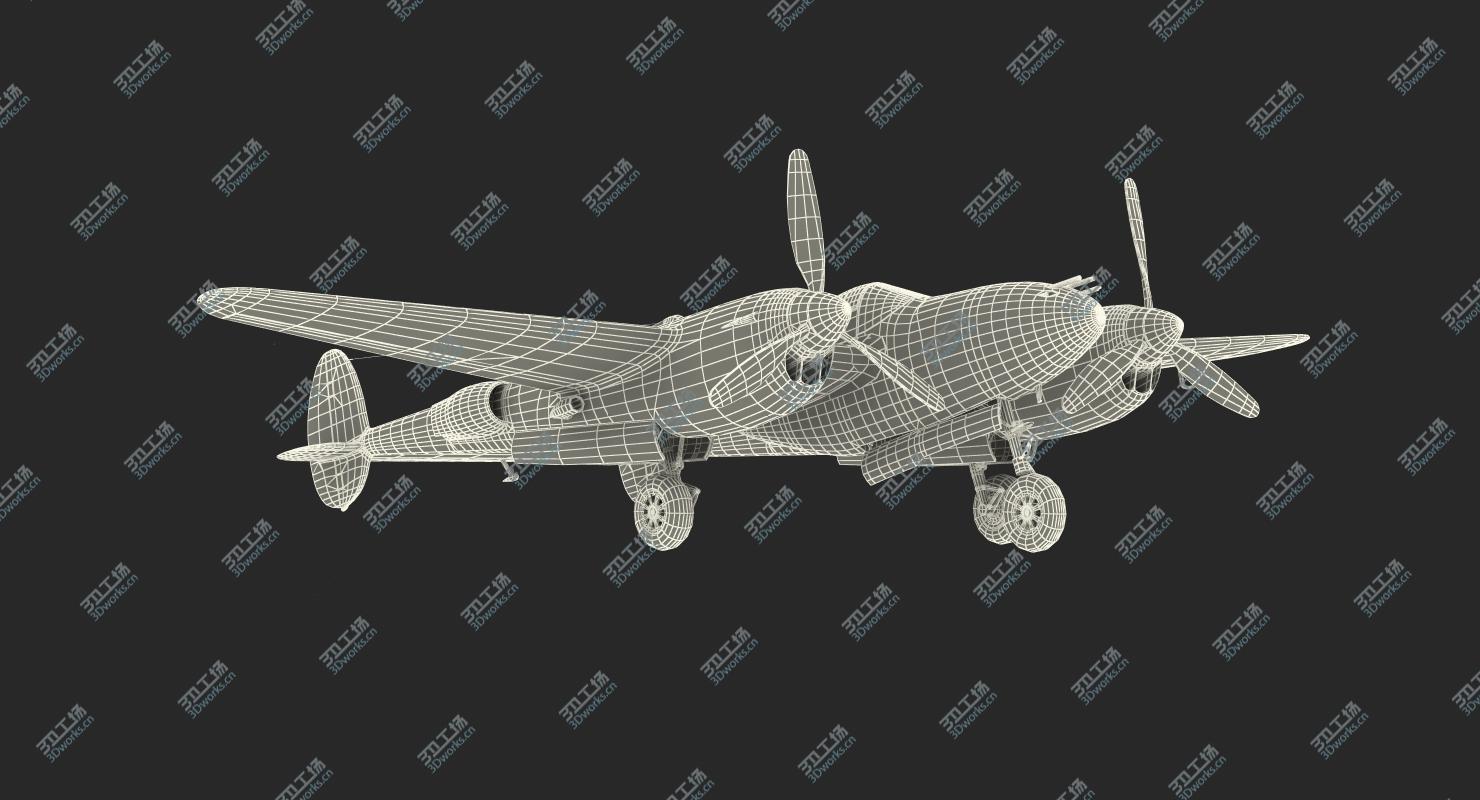 images/goods_img/2021040163/Lockheed P-38 Lightning US WWII Fighter Rigged 3D model/5.jpg
